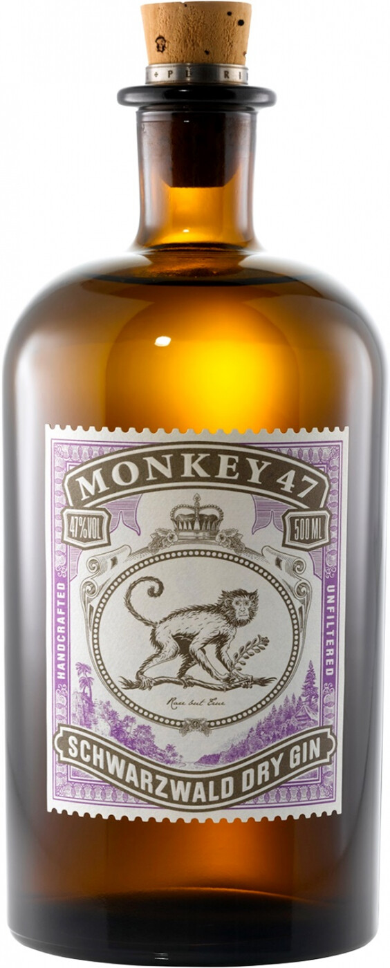 Джин Monkey 47 Schwarzwald Dry Gin 47% (0,5L)